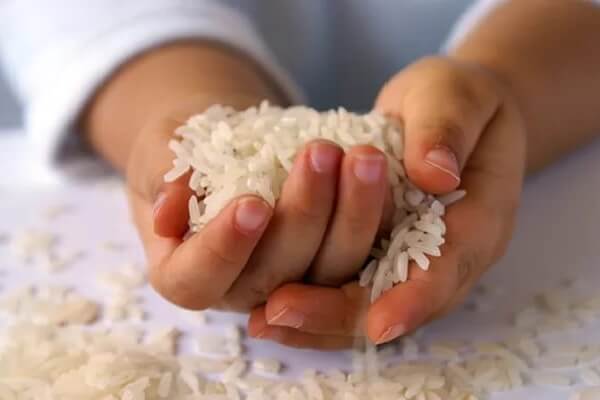 правила очистки рисом
